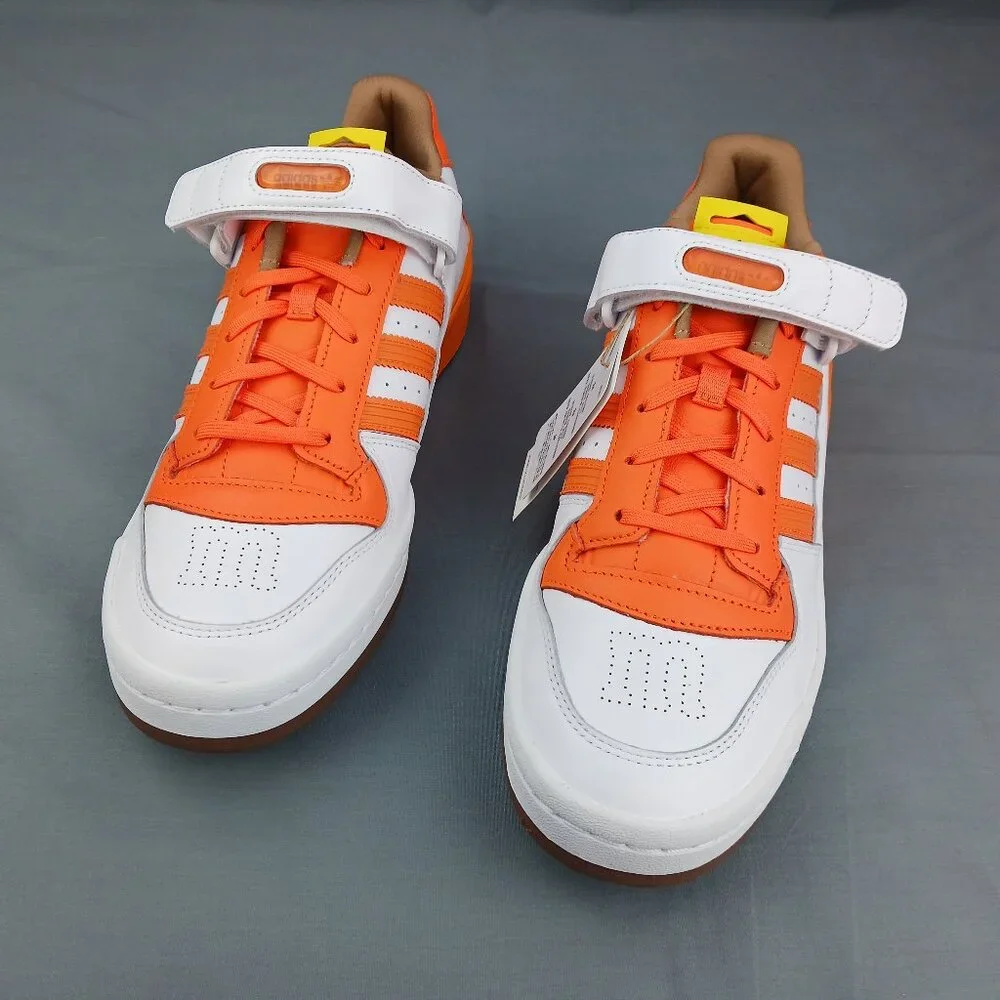 Adidas M&M's Forum Lo 84 Men's Shoes Orange White GY6315 Sizes 10-13